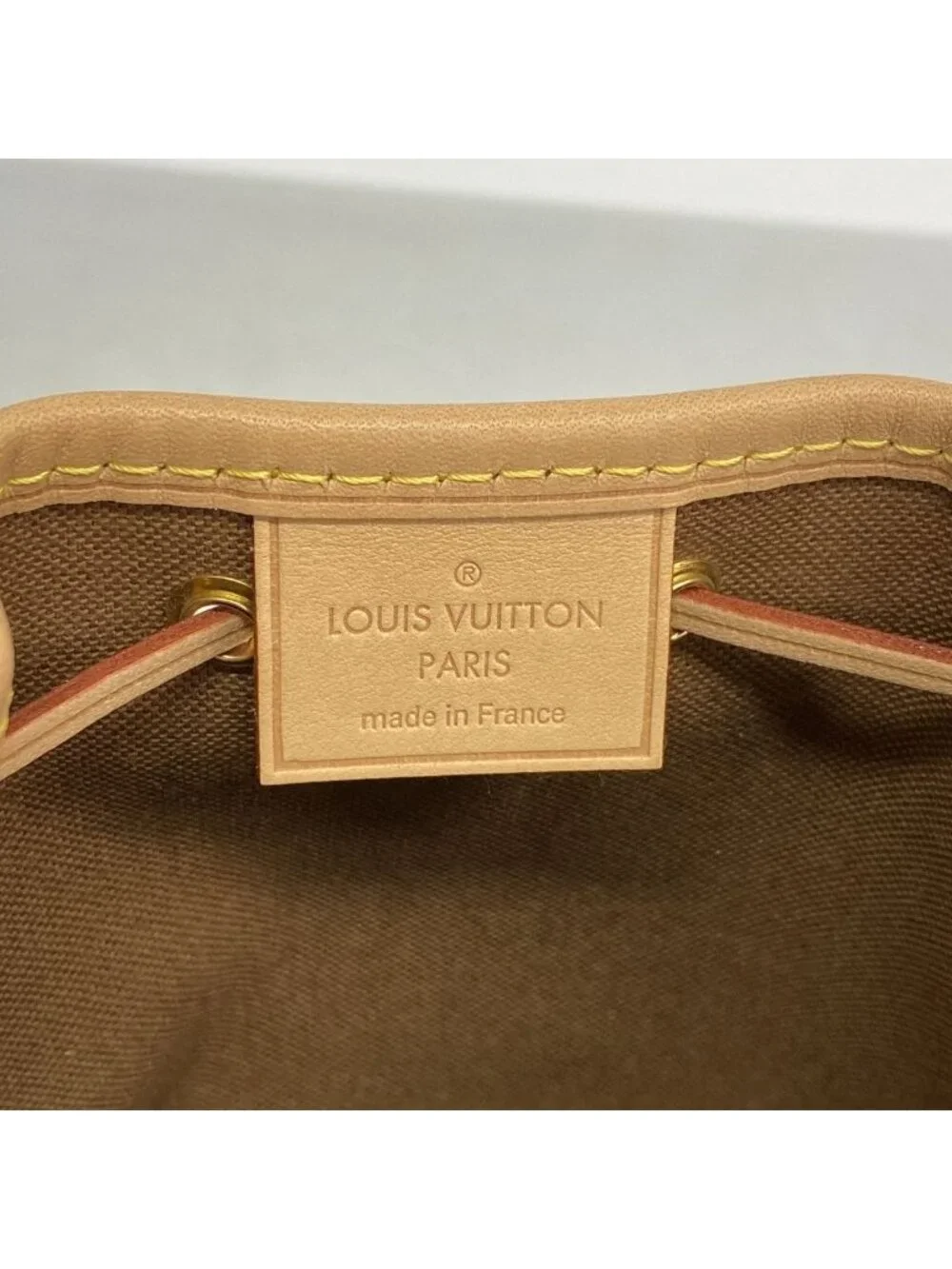 Louis Vuitton Shoulder Bag Monogram Nano Noe Brown